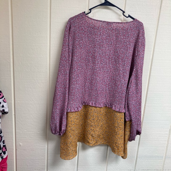 LOGO Lori Goldstein Top Bohemian Women's 3X - Picture 6 of 6